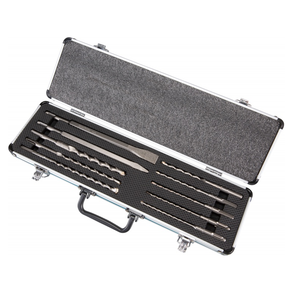 Makita D-70904 TCT SDS-Plus Drill Bit & Chisel Set with Aluminum Case 10Pcs | Makita by KHM Megatools Corp. Makita D-70904 TCT SDS-Plus Drill Bit & Chisel Set with Aluminum Case 10Pcs | Makita by KHM Megatools Corp.